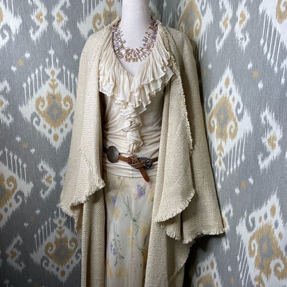 Ralph Lauren Pre-Spring 18 Collection Vanilla Wildflower Silk Chiffon Maxi Skirt - Picture 16 of 17